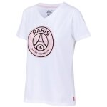 T - shirt femme - paris saint germain - collection officielle - coton - manches courtes - blanc T - shirt femme - paris saint germain - collection officielle - coton - manches courtes - blanc