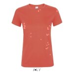 T - shirt femme - sport is good - sols regent - blanc - manches courtes - coupe ajust�e