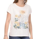 T - shirt femme - teddy smith - blanc - manches courtes - imprimé fleurs T - shirt femme - teddy smith - blanc - manches courtes - imprimé fleurs