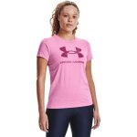 T - shirt femme - under armour - sportstyle graphic - rose - coupe ample - respirant