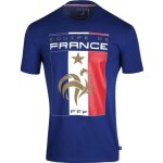 T - shirt - fff - collection officielle - bleu - manches courtes - coton