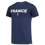 T - shirt fff - collection officielle equipe de france - homme - manches courtes - marine T - shirt fff - collection officielle equipe de france - homme - manches courtes - marine