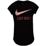 T - shirt pour fille nike - noir - manches courtes - 100% coton