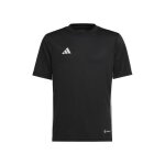 T - shirt de football enfant adidas tabela 23 jr  manches courtes noir respirant