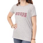 T - shirt gris femme guess college