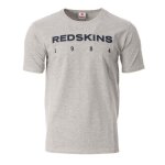 T - shirt - redskins - steelers - gris - col rond - manches courtes