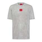 T - shirt gris hugo en jersey de coton