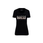 T shirt guess femme diamond noir coton