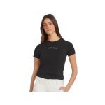 T shirt guess femme slim print noir coton