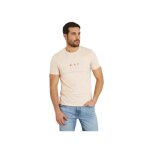 T shirt - guess - homme - classic g - rose - coton