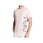 T shirt guess homme original logo rose coton T shirt guess homme original logo rose coton