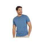 T shirt guess homme pima bleu coton