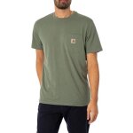 T - shirt homme - carhartt wip - vert - manches courtes - col arrondi