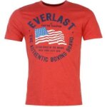 T - shirt homme - everlast - collector tribute - rouge - manches courtes - 100% coton T - shirt homme - everlast - collector tribute - rouge - manches courtes - 100% coton