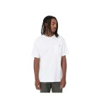 T - shirt homme dickies luray pocket tee ss - blanc - coupe regular - col autres cols - poche logo