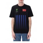 T - shirt homme fabio quartararo 20 monster energy officiel motogp - yamaha - manches courtes - noir