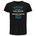 T - shirt homme - formidable - noir - 100% coton bio - manches courtes - col capuche T - shirt homme - formidable - noir - 100% coton bio - manches courtes - col capuche