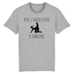T - shirt homme la french touch - vive l?agriculture je labourre - coton 100% bio - confectionn� en france ...