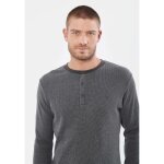 T - shirt homme gris marine riad - kaporal - manches longues - coupe droite - coton