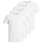 Jack&jones t - shirt homme - paquet de 4jacbasic crew neck tee