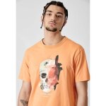 T - shirt homme kaporal naint - 100% coton - manches courtes - imprim� t�te de mort