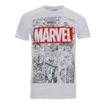 T - shirt homme - marvel - monochrome - manches courtes - col arrondi - regular T - shirt homme - marvel - monochrome - manches courtes - col arrondi - regular