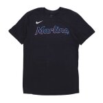 T - shirt homme miami marlins wordmark - nike - noir - taille s