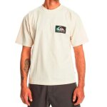 T - shirt pour homme - quiksilver - 100% coton biologique - manches courtes - couleur blanco - wdw0
