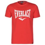T - shirt homme - everlast - rouge - manches courtes - 100% coton - confortable et respirant T - shirt homme - everlast - rouge - manches courtes - 100% coton - confortable et respirant