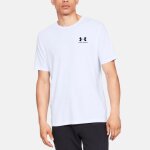 T - shirt - under armour - sportstyle left chest - manches courtes - blanc - multisport