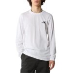 T - shirt homme the north face simple dome blanc - 100% coton - manches courtes - col arrondi