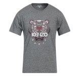 T - shirt homme - kenzo - tigre - gris foncé - manches courtes - 100% coton T - shirt homme - kenzo - tigre - gris foncé - manches courtes - 100% coton