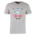 T - shirt homme - kenzo - tigre - gris - manches courtes - 100% coton