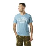 Vondutch - t - shirt homme coton aucun tyron r�gular col v manches courtes - bleu (pi�ce)