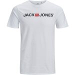 T - shirt - jack & jones - jjecorp logo - blanc - manches courtes - homme