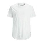 T - shirt jack & jones jjenoa tee crew neck ps - white - 4xl