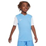 T - shirt junior tiempo premier ii - nike - bleu - manches courtes - col arrondi - gar�on