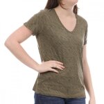 T - shirt kaki femme lee cooper odla 009514 T - shirt kaki femme lee cooper odla 009514