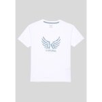 Kaporal - t - shirt blanc gar�on 100% coton ollie