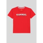 T - shirt - kaporal - orico - rouge - 100% coton - gar�on