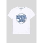 T - shirt - kaporal - otler - blanc - 100% coton - manches courtes