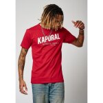 T - shirt - kaporal - ryzz - rouge - manches courtes - slim fit