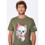 T - shirt - kaporal - t�te de mort - 100% coton bio - manches courtes - coupe regular
