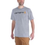 T - shirt - carhartt - core logo txl - gris - manches courtes - coton 229 g / m² T - shirt - carhartt - core logo txl - gris - manches courtes - coton 229 g / m²