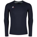 T - shirt manches longues - le coq sportif - bleu - 87% pse - 13% eae - pour homme