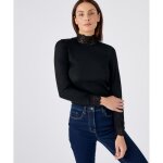 Damart - t - shirt manches longues fine c�te thermolactyl - noir