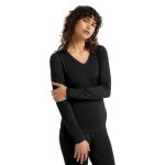 T - shirt manches longues femme icebreaker 200 oasis v - noir - xl T - shirt manches longues femme icebreaker 200 oasis v - noir - xl