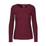 T - shirt manches longues femme neutral - bordeaux