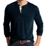 T - shirt manches longues homme couleur unie tee shirt col rond avec poche tissu confortable - taille ... T - shirt manches longues homme couleur unie tee shirt col rond avec poche tissu confortable - taille ...