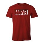T - shirt marvel - red classic logo - homme - manches courtes - 100% coton
